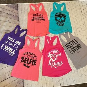 The fitness tee company bundle of running tanks